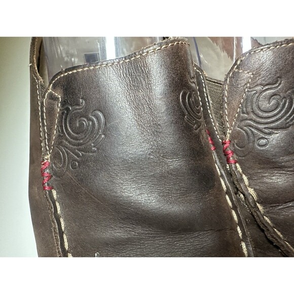 OluKai Women's Nohea Nubuck Leather Loafers Slip On Shoes Brown Flat SIZE 10 - Picture 7 of 14